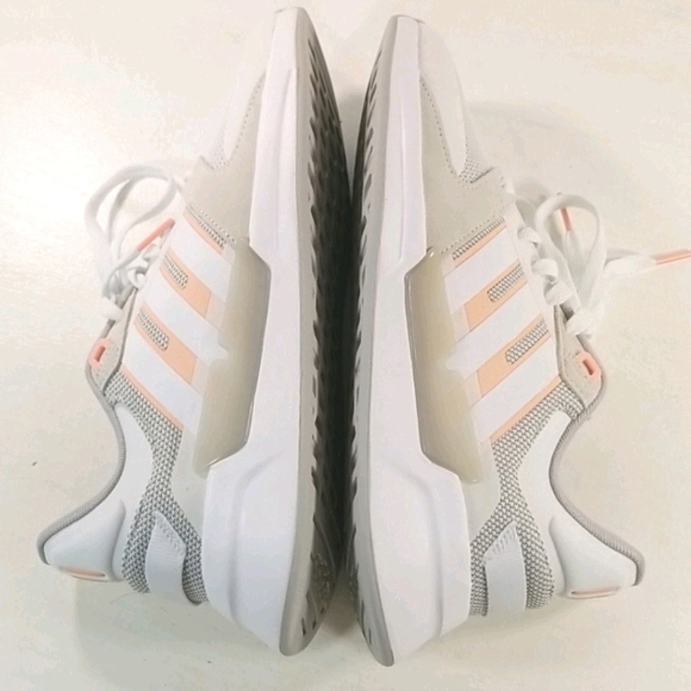 ADIDAS Run90S Women's Sneaker White/Glow Pink NWOB - Picture 6 of 9